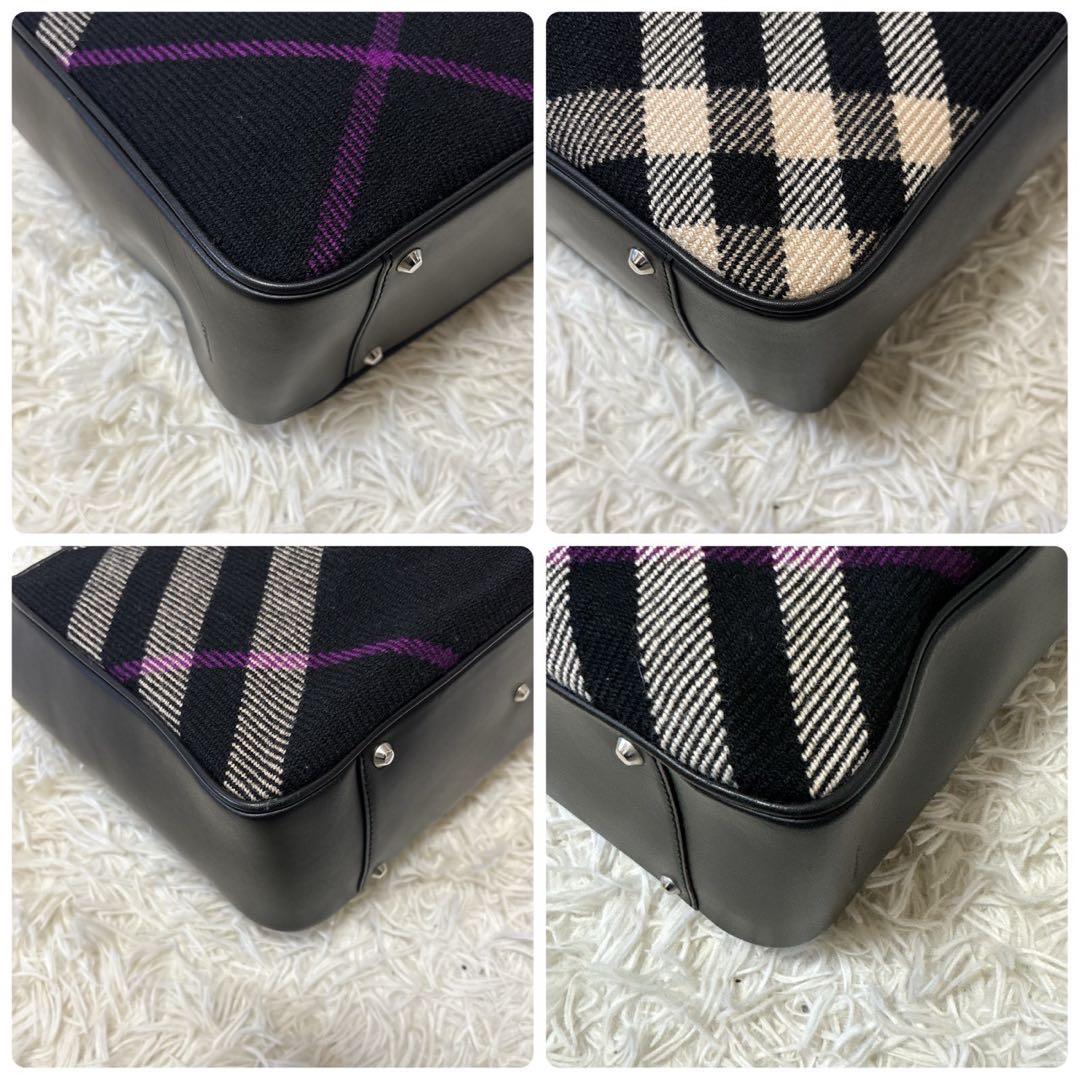 バーバリー BURBERRY チェック柄 ハンドバッグ