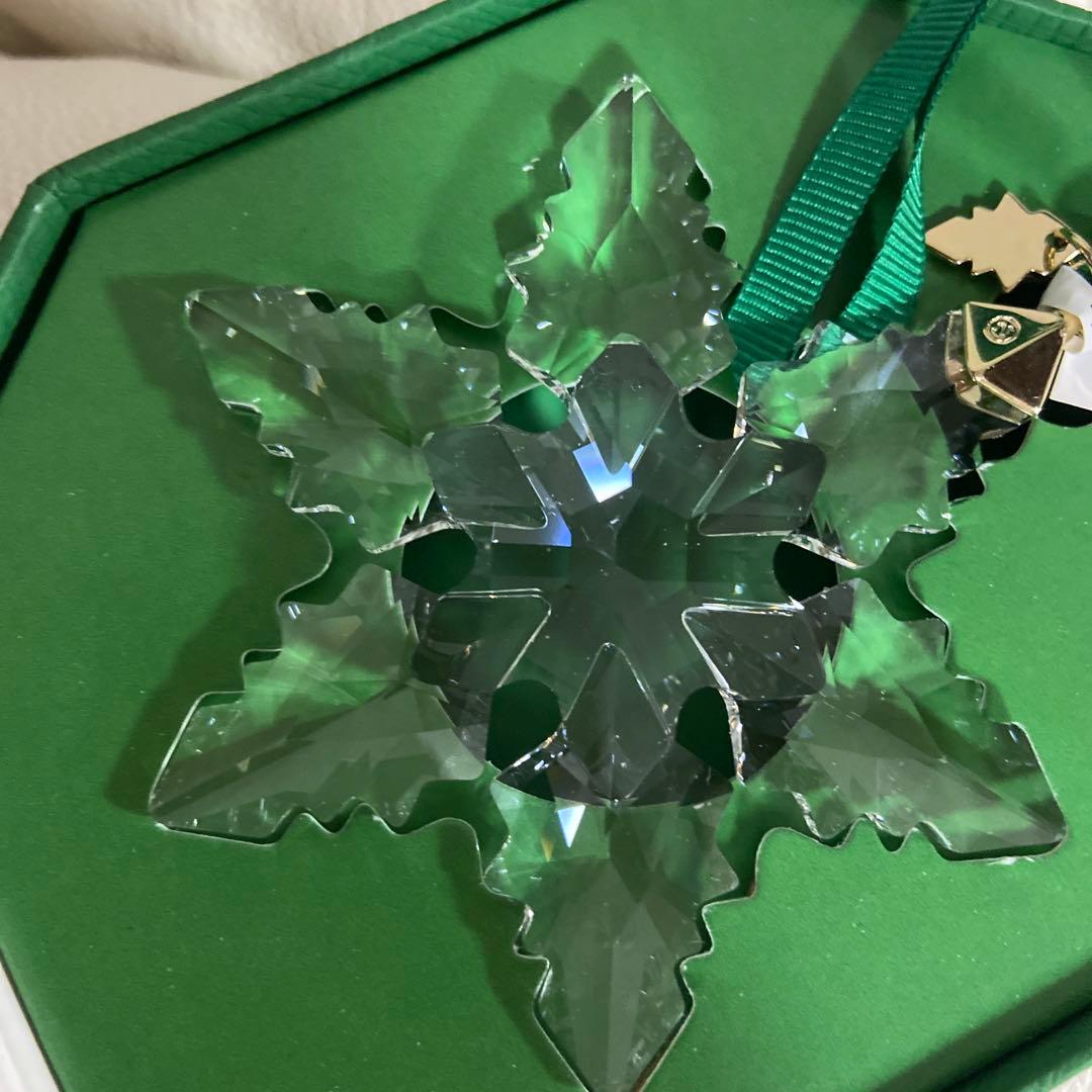 正規品　スワロフスキー　クリスタル 雪の結晶 オーナメント