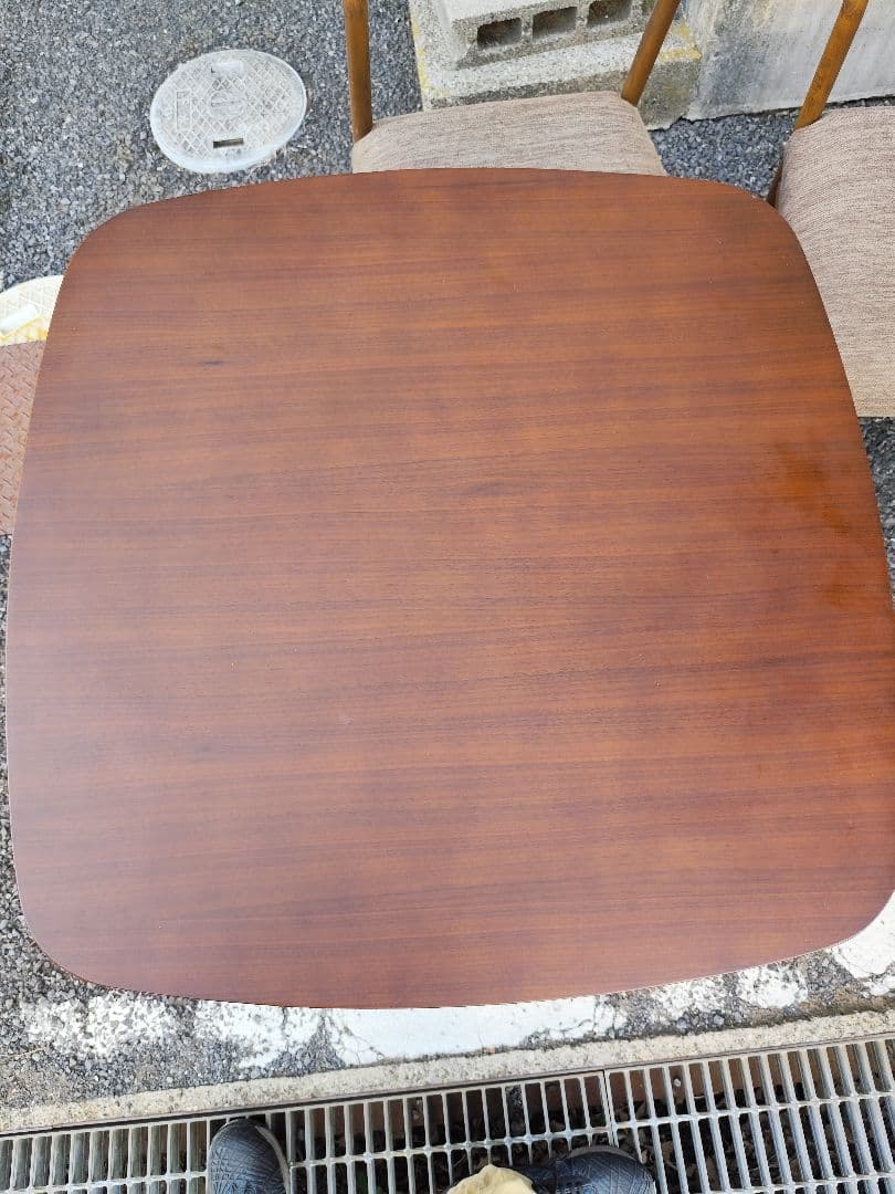 ダイニングテーブル3点セット(DTライジング80）＋チェア