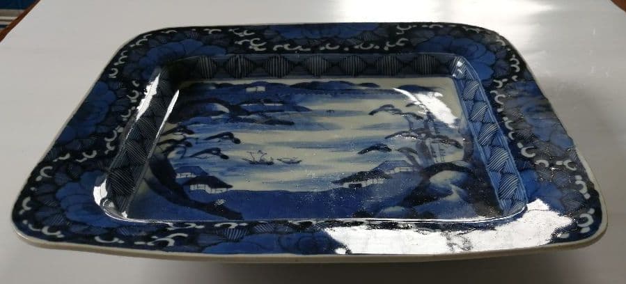 古伊万里　角皿