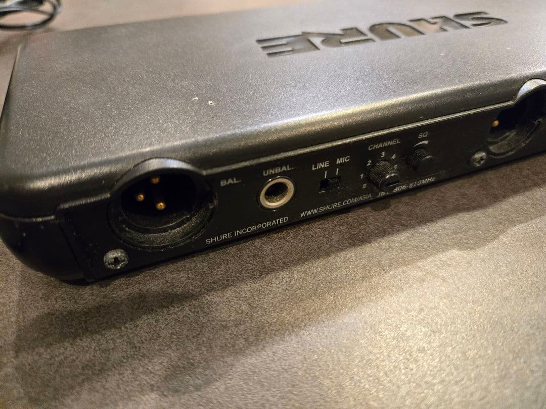 【SHURE】ワイヤレスマイクロフォンPG58+受信機SVX88セット