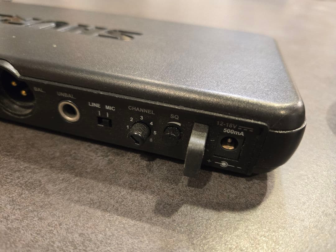 【SHURE】ワイヤレスマイクロフォンPG58+受信機SVX88セット