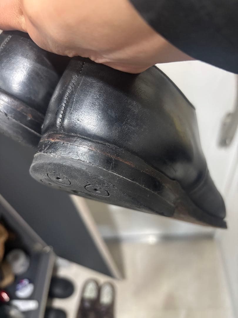 最終値下げ！　黒 ドレスシューズ　サービスシューズ　usnavy