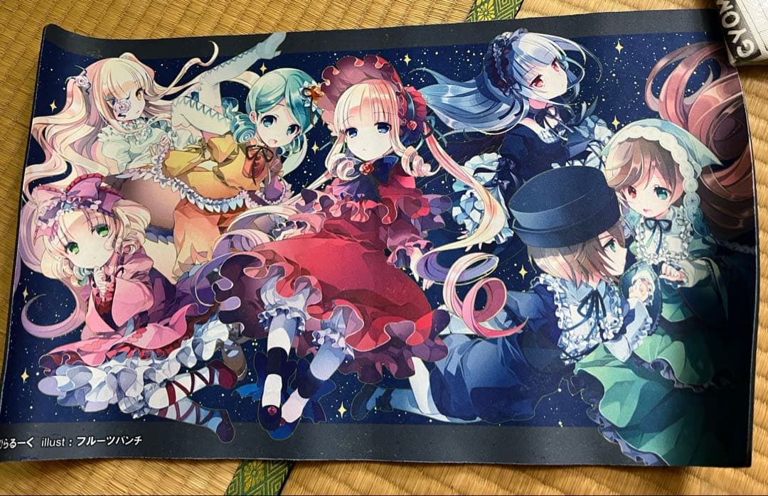 ラバーマット プレイマット ローゼンメイデン 真紅 水銀燈 - メルカリ