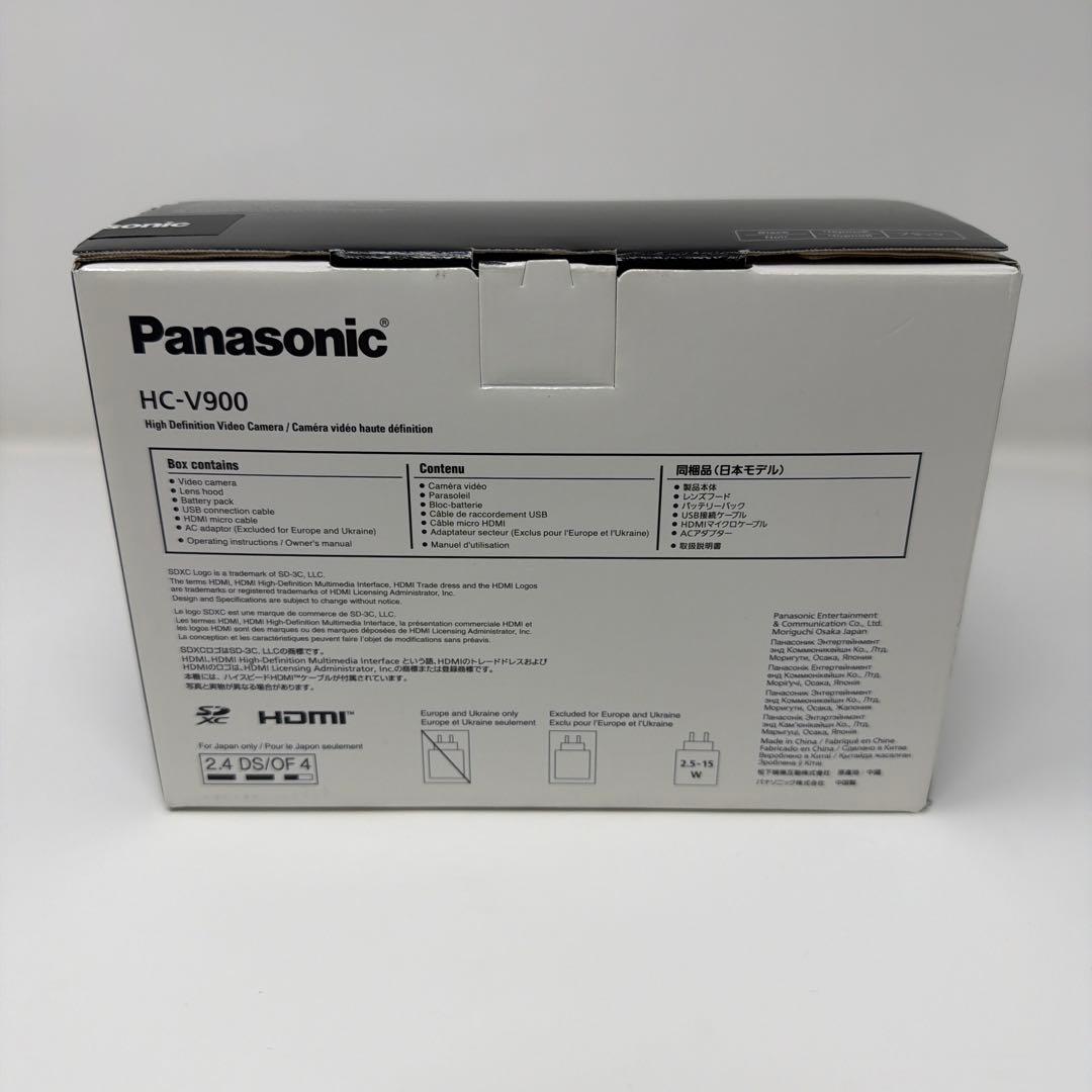 Panasonic HC-V900パナソニック フルHDビデオカメラ2024年