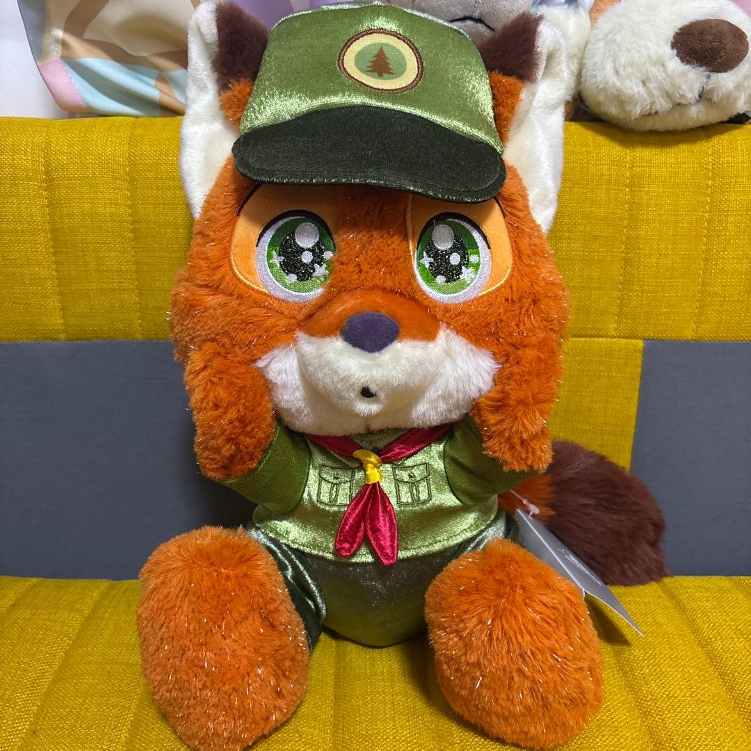 お顔厳選！完売品ディズニーストア ズートピア ニック ぬいぐるみ