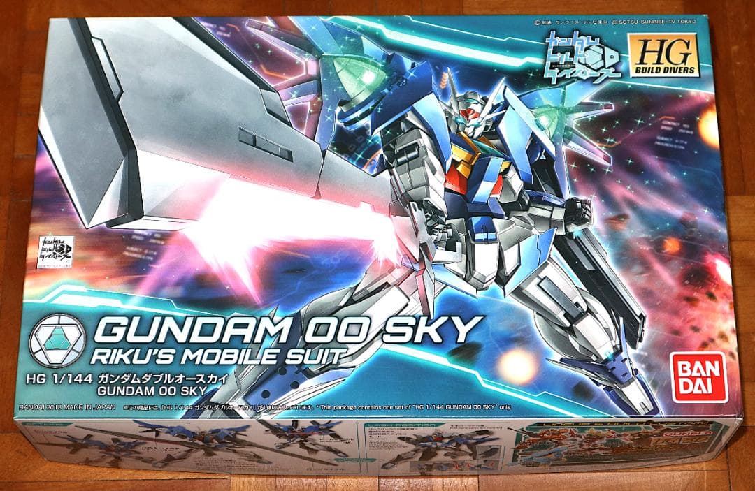 ガンプラHG GUNDAMOO SKY ガンダムダブルオースカイ（新品・未組立