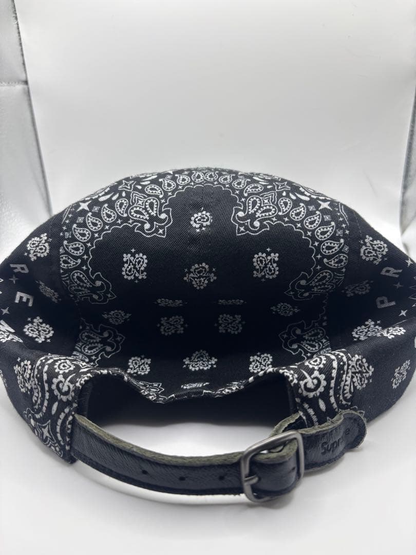 小物 Supreme Bandana Camp Cap \"Black\"