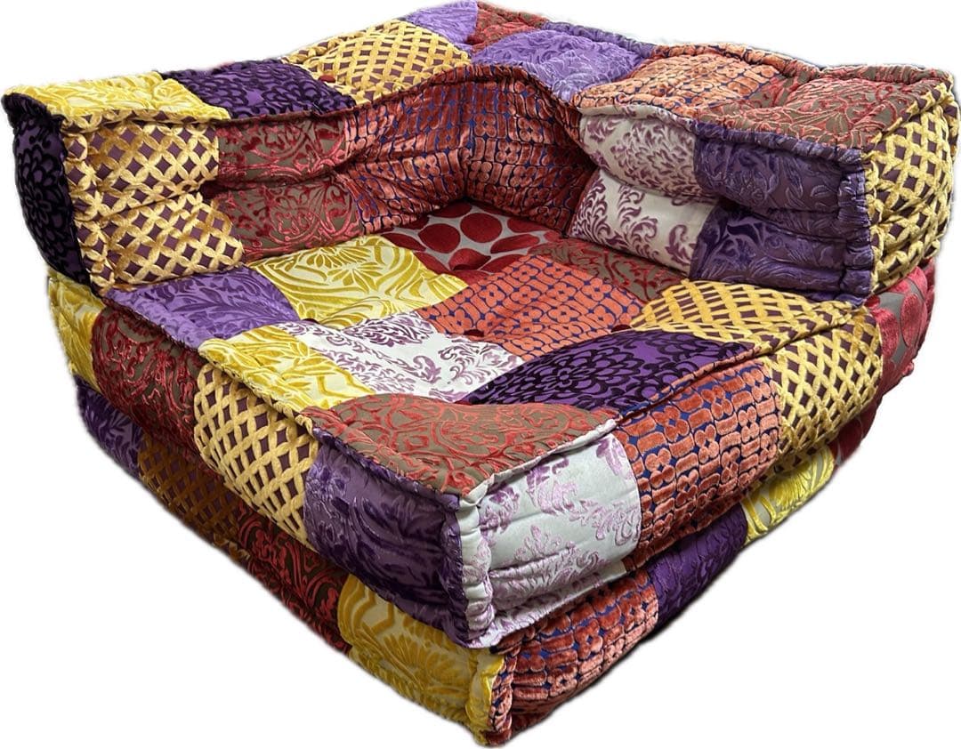 【美品】アデペシュ　ソファとオットマンのセット