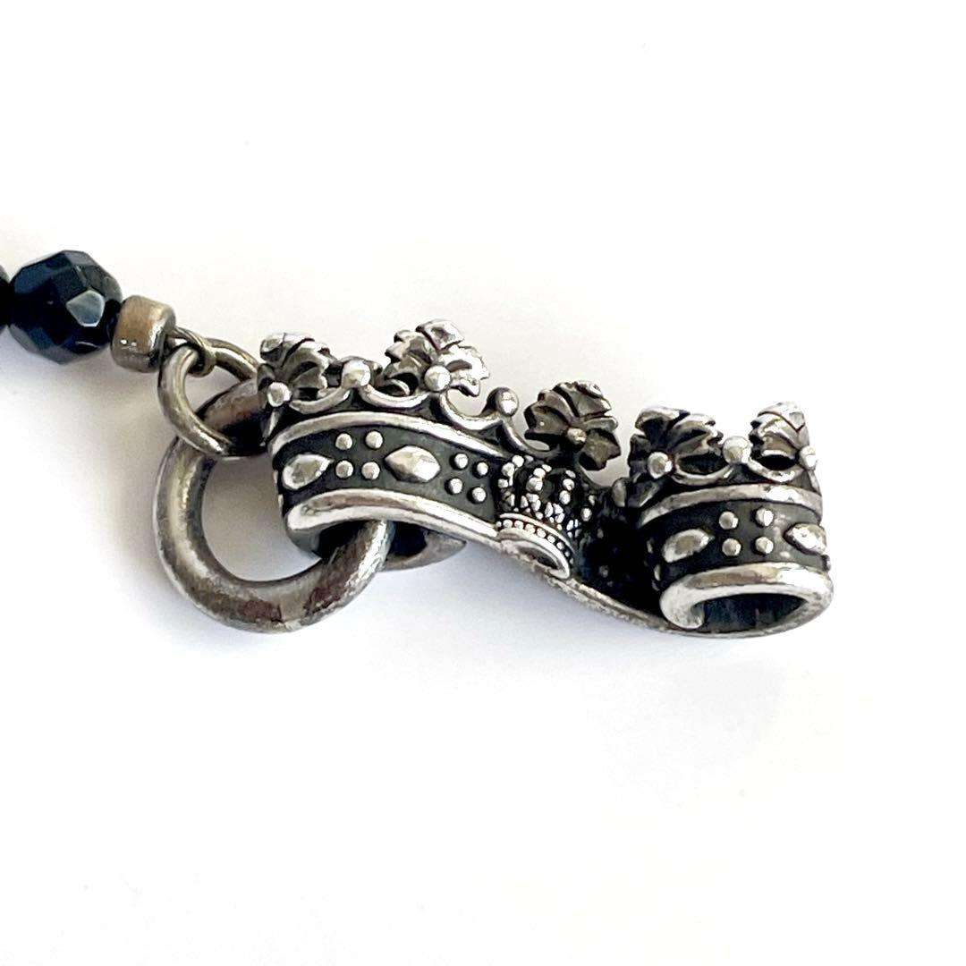 JUSTIN DAVIS クラウン オニキス ブレスレット ブラック sv925