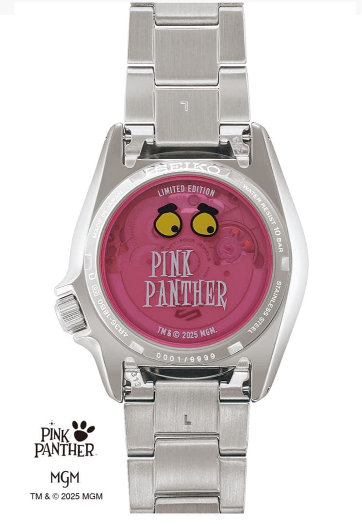 §セイコー5スポーツ SKX series ピンクパンサー SBSA321