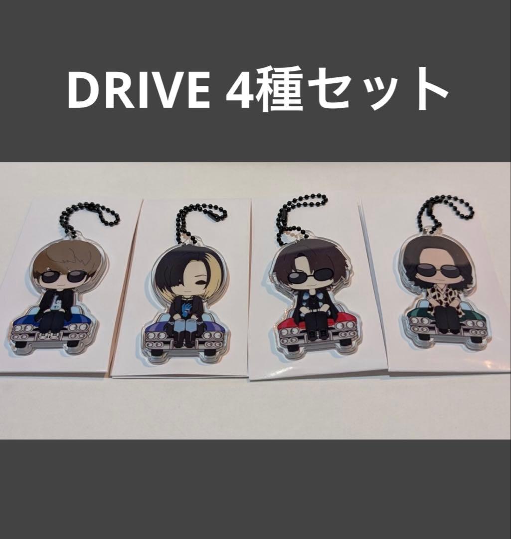GLAY HMV すわりんこアクリルキーホルダー DRIVE 4種セット