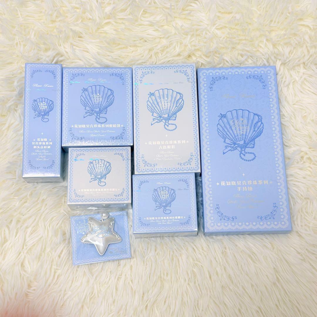 【翌日発送】フラワーノーズ新作！爽やかなブルー系コスメ8点セット登場✨