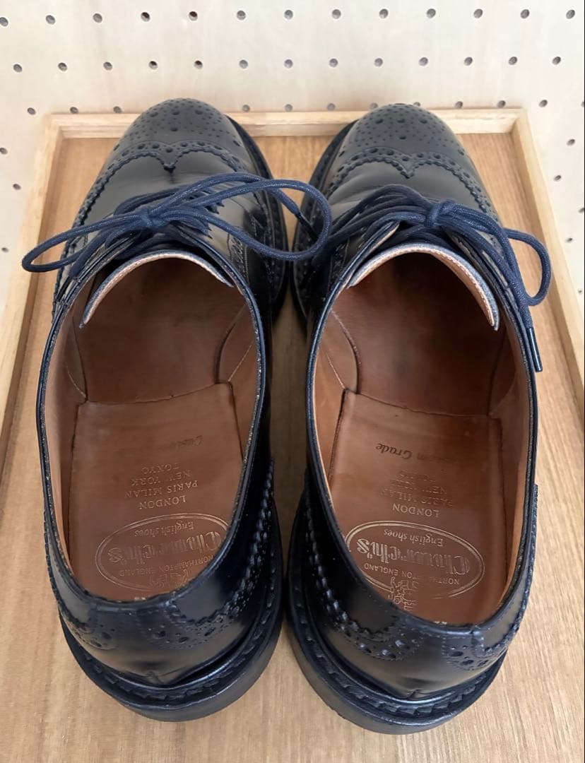 【美品】 Church's シャノン型　103ラスト ウイングチップ　70 F