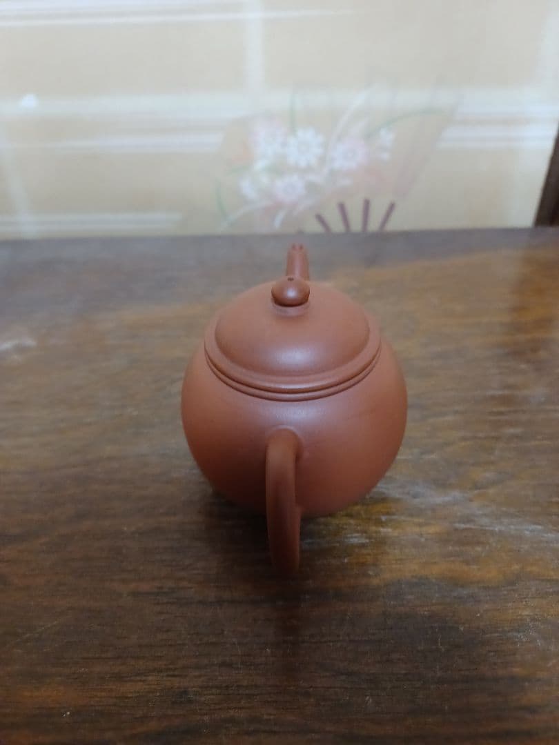 常滑焼 初代 山田 常山 作 造 急須 朱泥 煎茶道具 湯沸 茶器 共