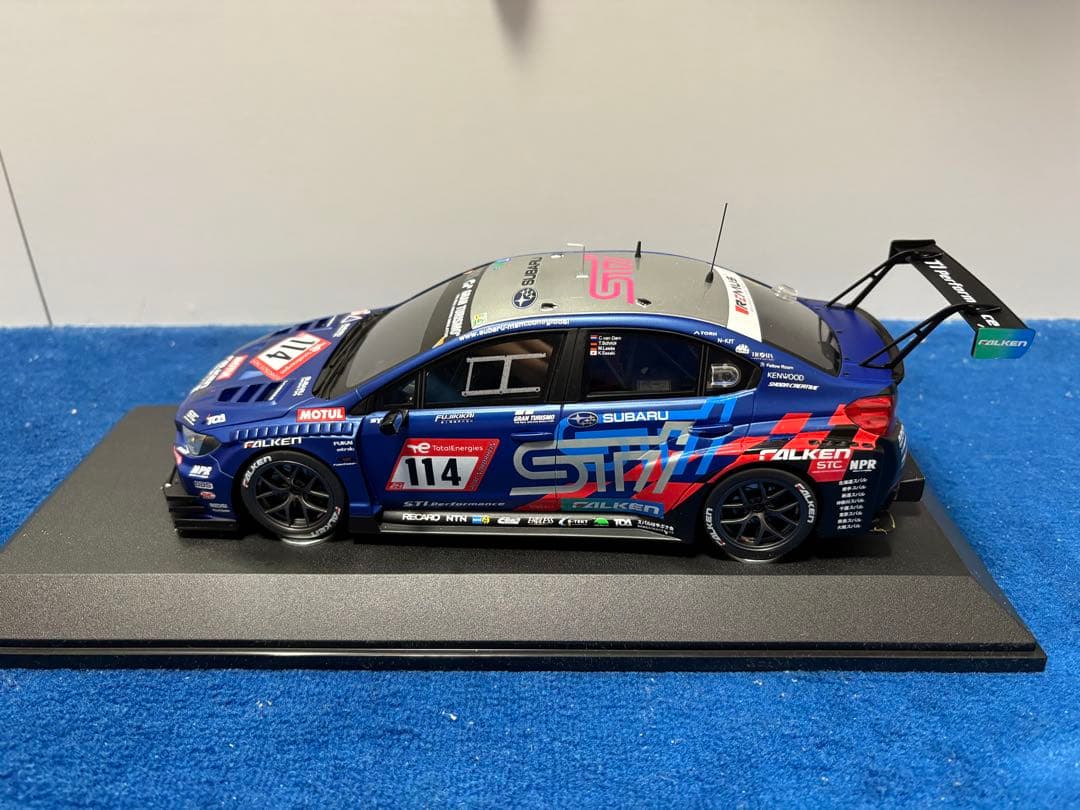 京商 1/18 スバル WRX STI NBR CHALLENGE 2022年 ミニカー 1/18 スバル