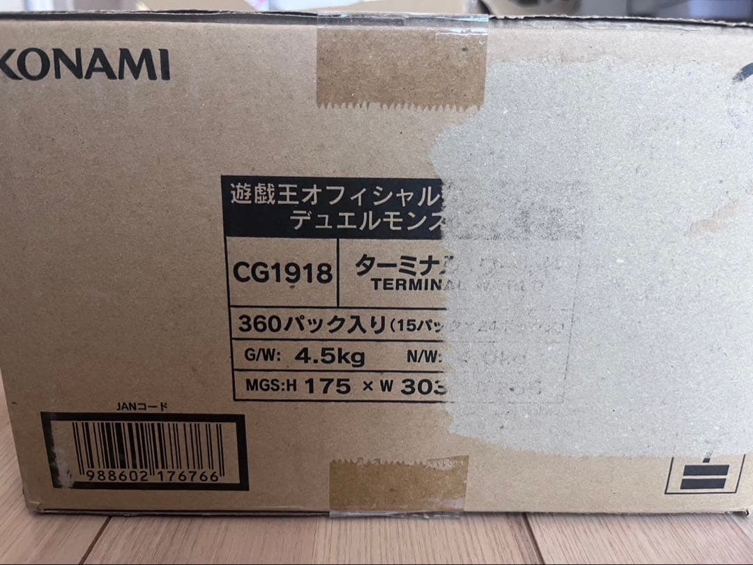 遊戯王　ターミナルワールド　カートン