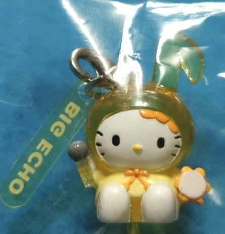 超激レア☆ビッグエコー☆音符キティ・クリアチャーム5種セット☆2002年☆非売品