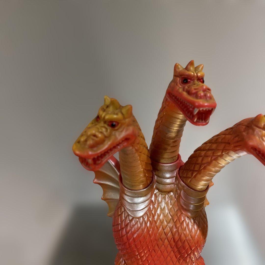 怪獣ソフビ　キングギドラ　マルサン電撃怪獣大作戦 ソフビ