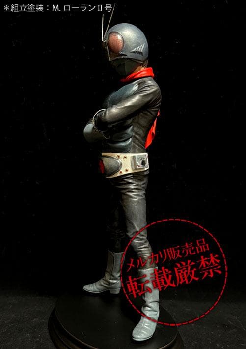 ★ビリケン商会　仮面ライダー旧1号【ソフビキット完成品】