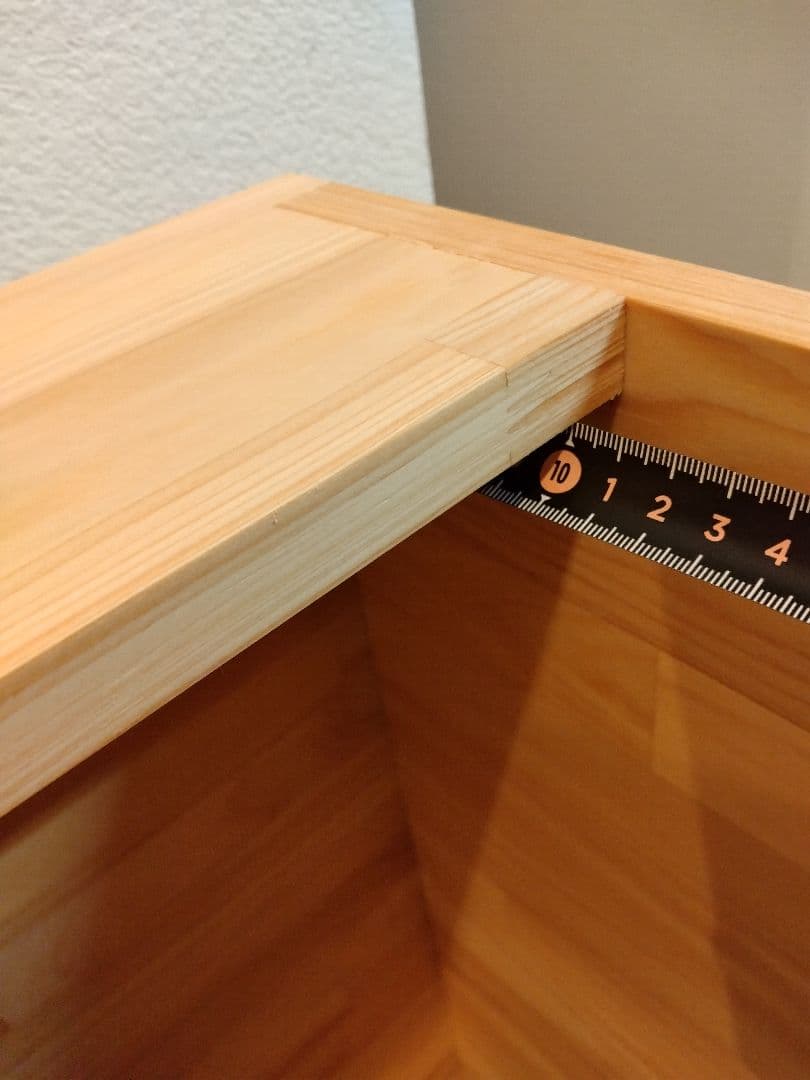 木製 ハンドメイド オーダー コの字 テーブル キヌカ シェルフ ラック