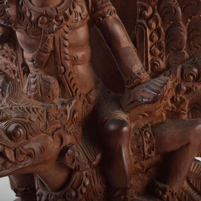 バリ島 インドネシア 木彫 ガルーダ像 置物 C 9116A