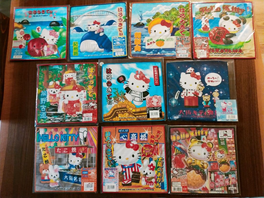 キティ ご当地タオル129枚+7枚セット