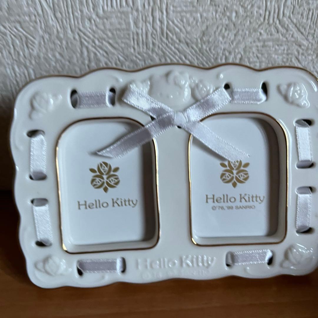 ハローキティ フォトフレーム 1999年製 陶器 - メルカリ
