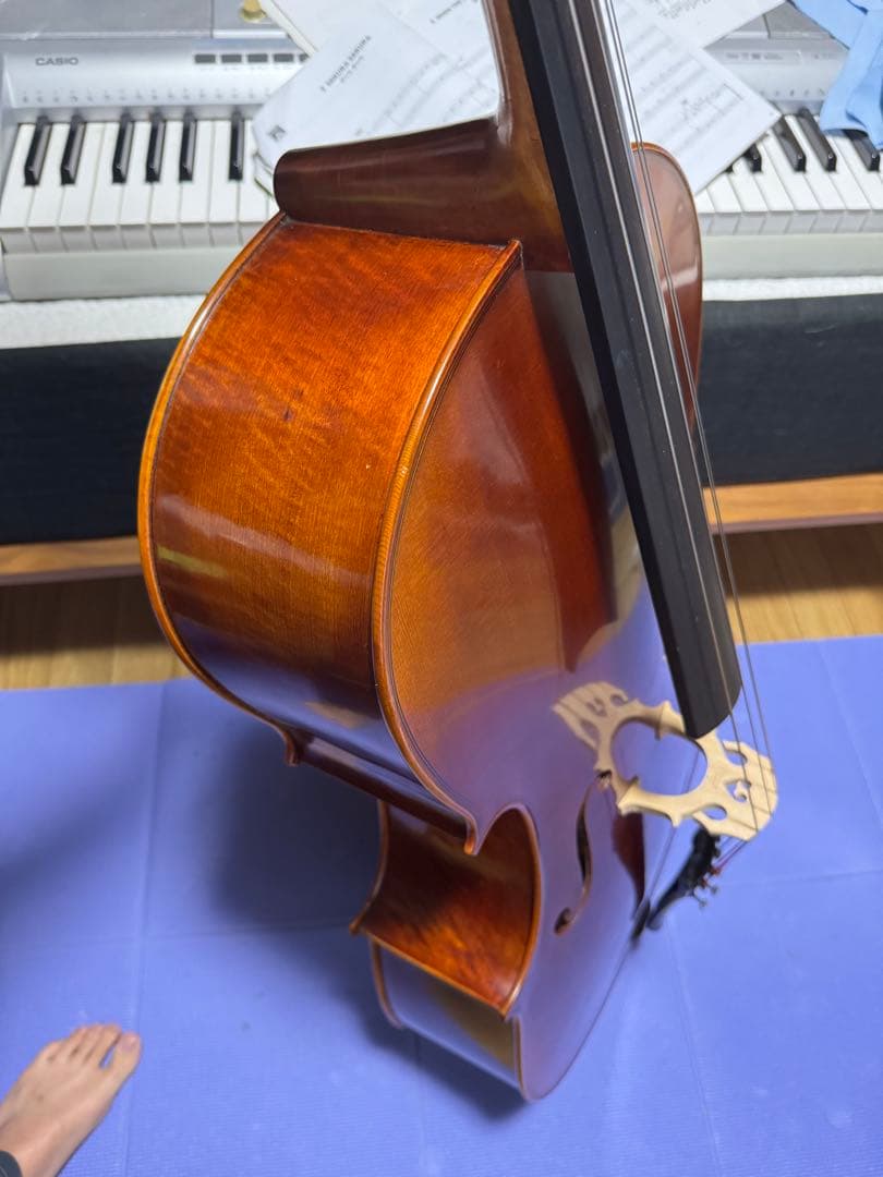 チェロヒューメビアンカサイズ4/4 本体弓付属品