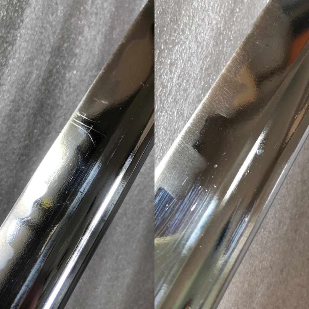 居合練習刀 白鞘　鞘付き長さ約103cm 鞘抜き816g