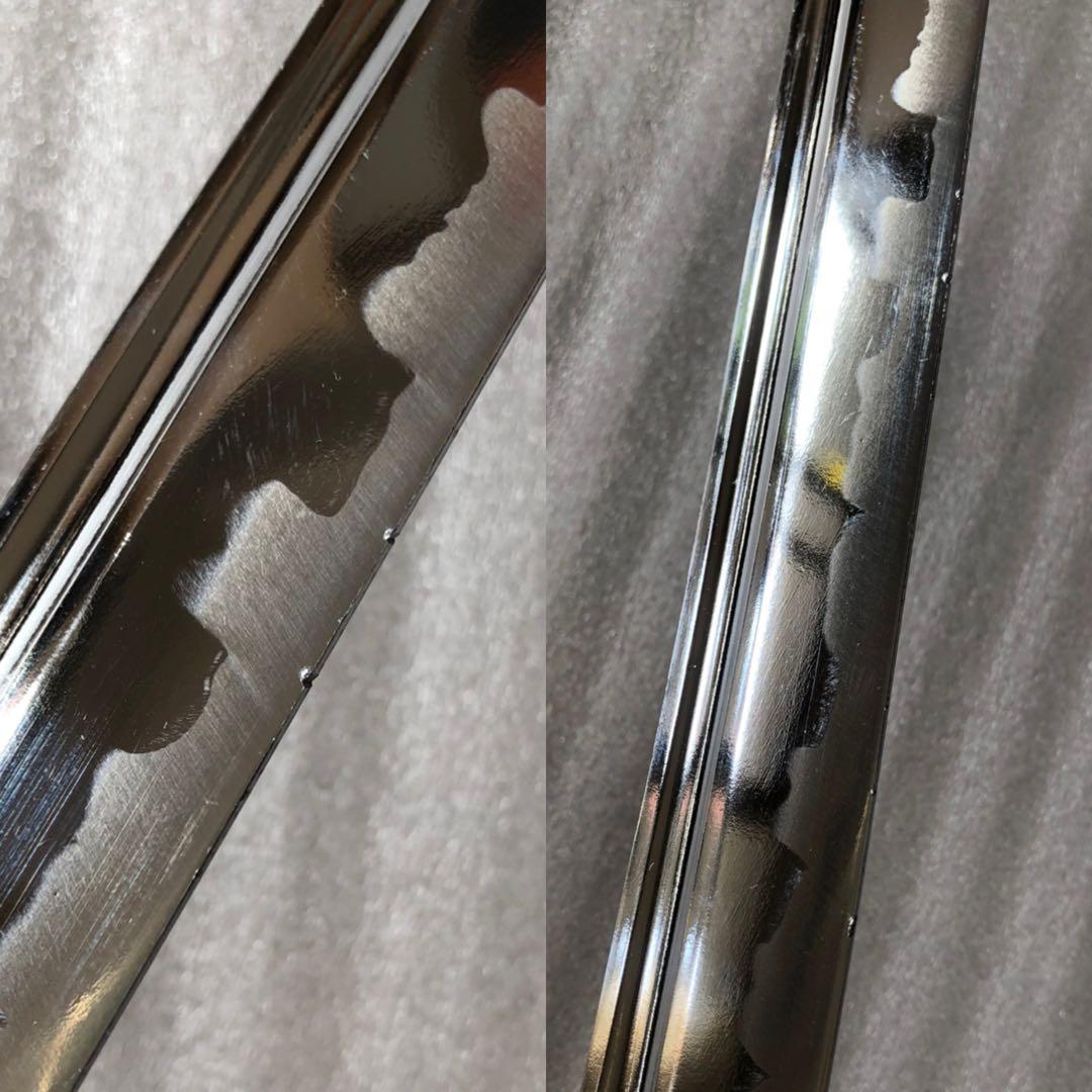 居合練習刀 白鞘　鞘付き長さ約103cm 鞘抜き816g