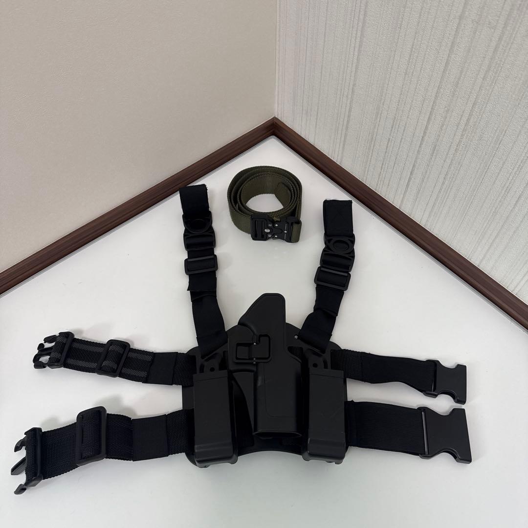 サバゲー引退】装備9点セット フレキャリ ホルスター ダンプポーチ等