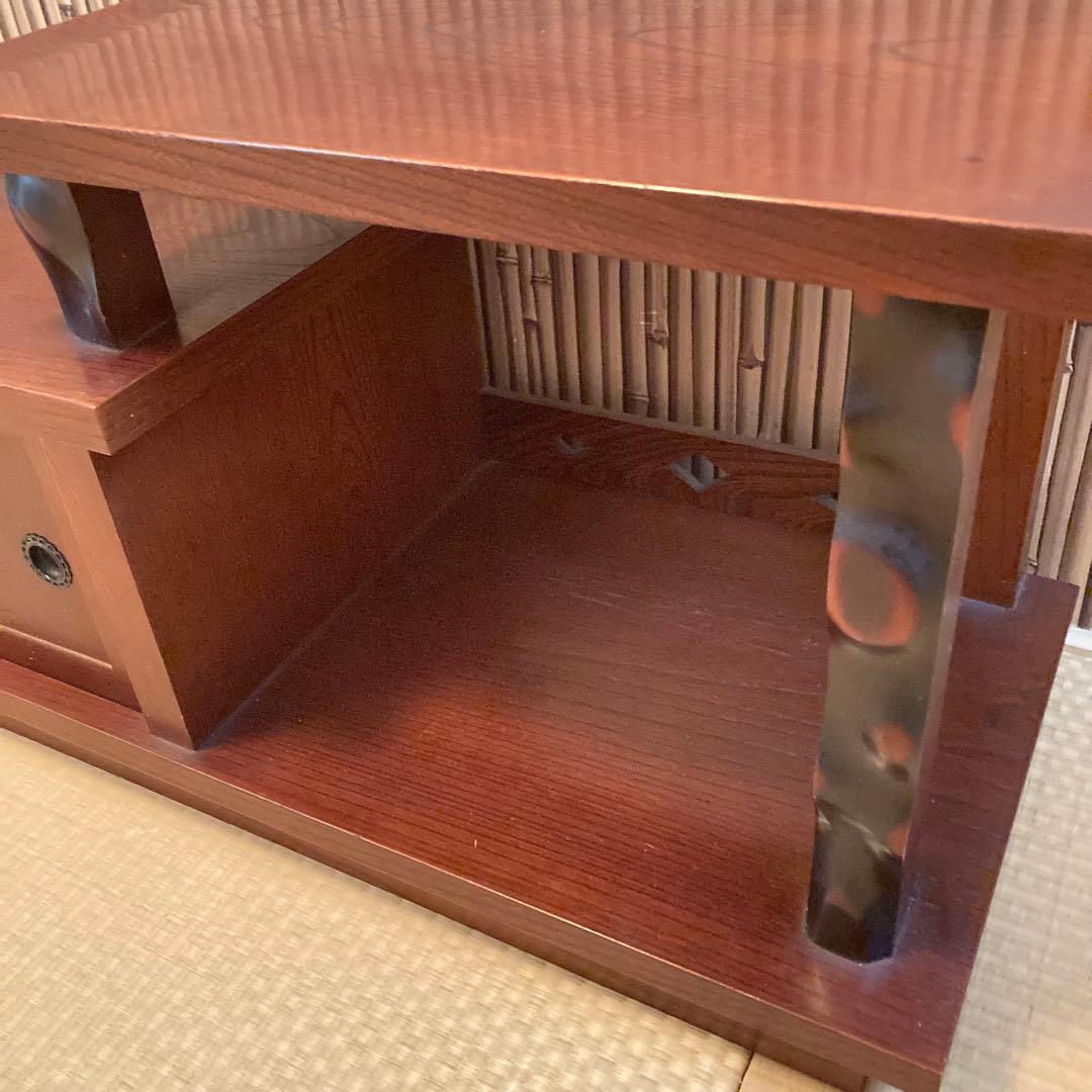 和風 和室 床の間 飾り台 天然木目 コンパクト 車中泊和室化