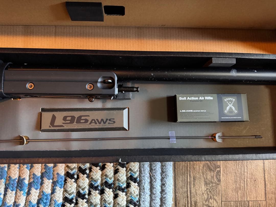 L96 AWS ボルトアクションエアライフル ブラック