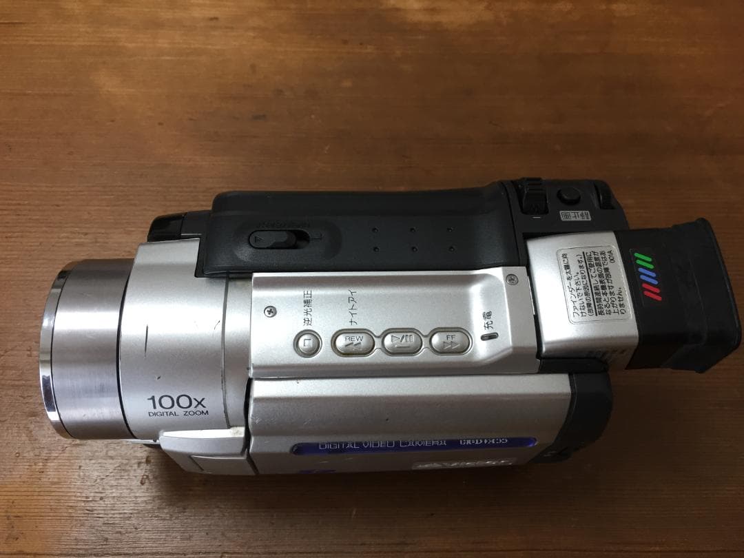 美品 撮影再生ダビングOK VICTOR GR-DVA33 付属品有 液晶大画面 ビュー