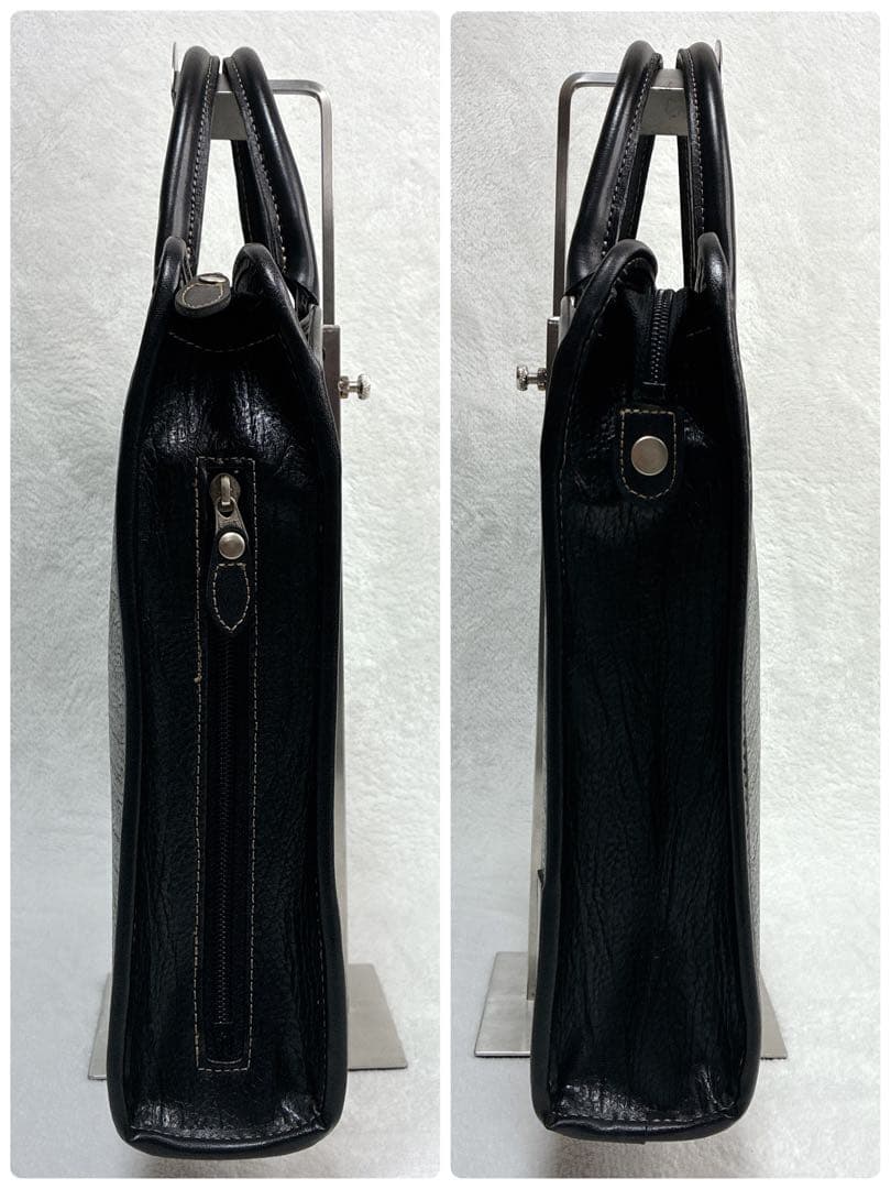 ⭐️希少⭐️ ポロカントリー　ビジネス　ブリーフケース　レザー　A4 ブラック　黒