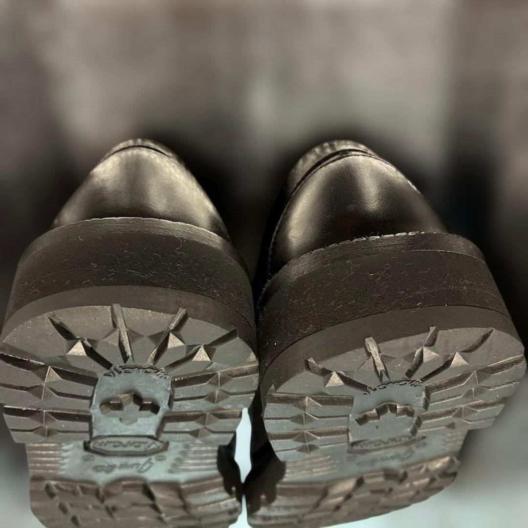 美品　フェラガモ・メンズ　ガンチーニ・ローファー　黒 サイズ7 1/2 希少