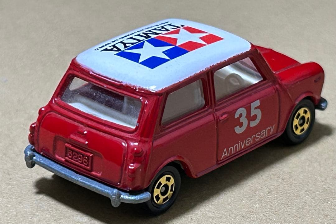 トミカ 青箱 ミニクーパー クリヤマ模型 タミヤ 赤