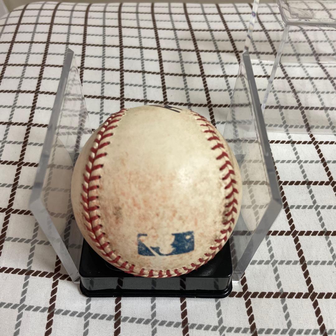 松井秀喜サインボール。2003年のニューヨーク・ヤンキース対シカゴ