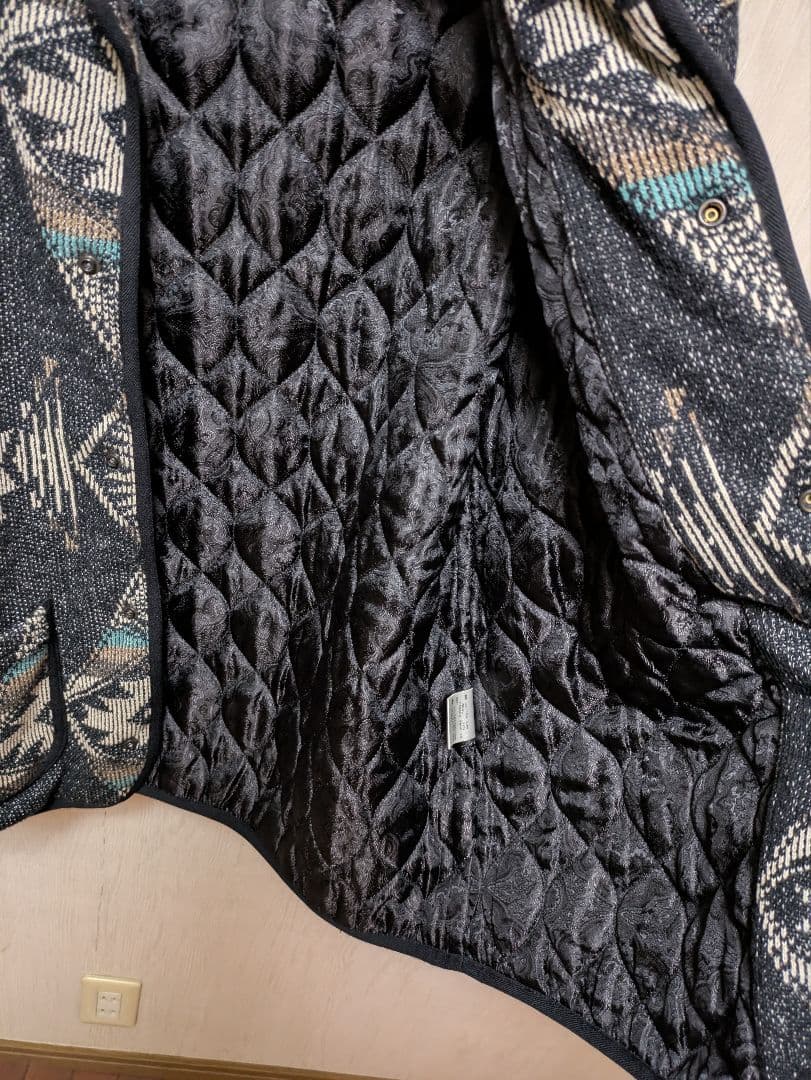 極美品　キャリー　ネイティブ柄　ビーチクロスジャケット　Ｌ