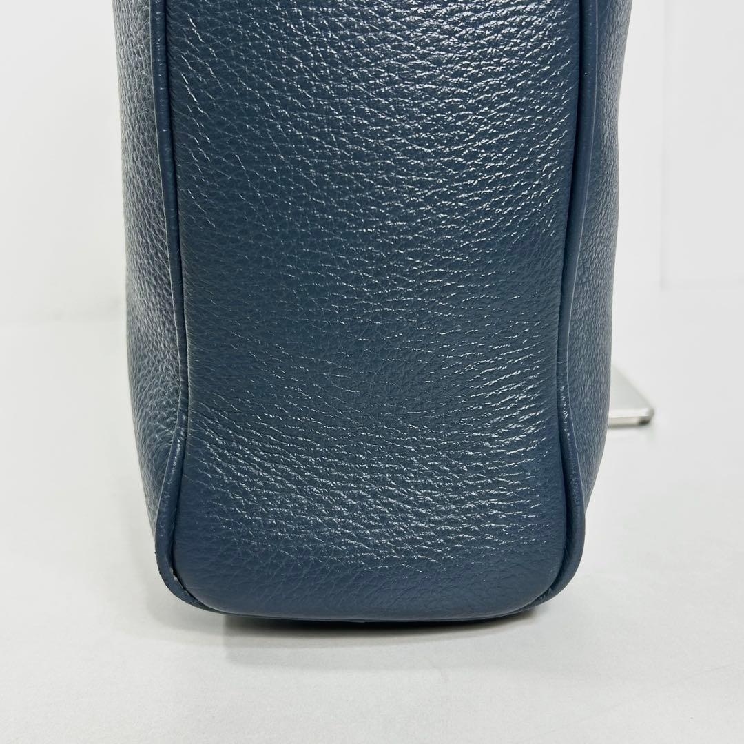 ✅【美品】定価12万　メンテ済み　コーチ　ビジネスバッグ　COACH ネイビー