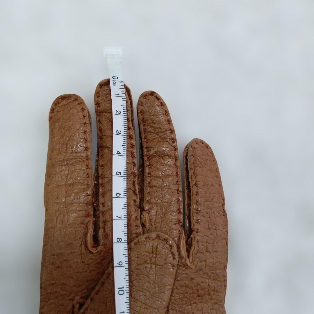 値下げ ペッカリー製手袋 英国製ビンテージ