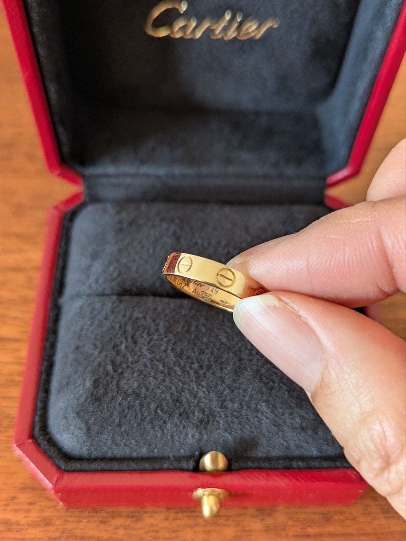 カルティエ Cartier ラブリング LoveRing 18K YG 49