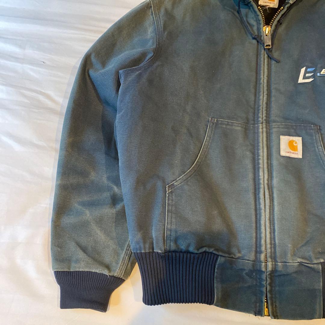 90s Carhartt カーハートアクティブジャケットUSA製 サイズSブルー