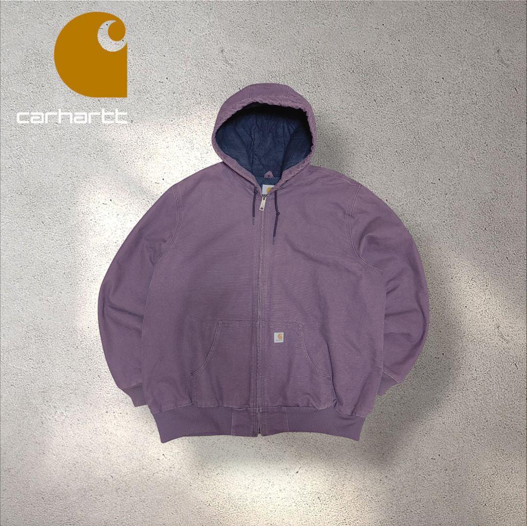 希少カラー】Carhartt カーハート アクティブジャケット パープル 紫