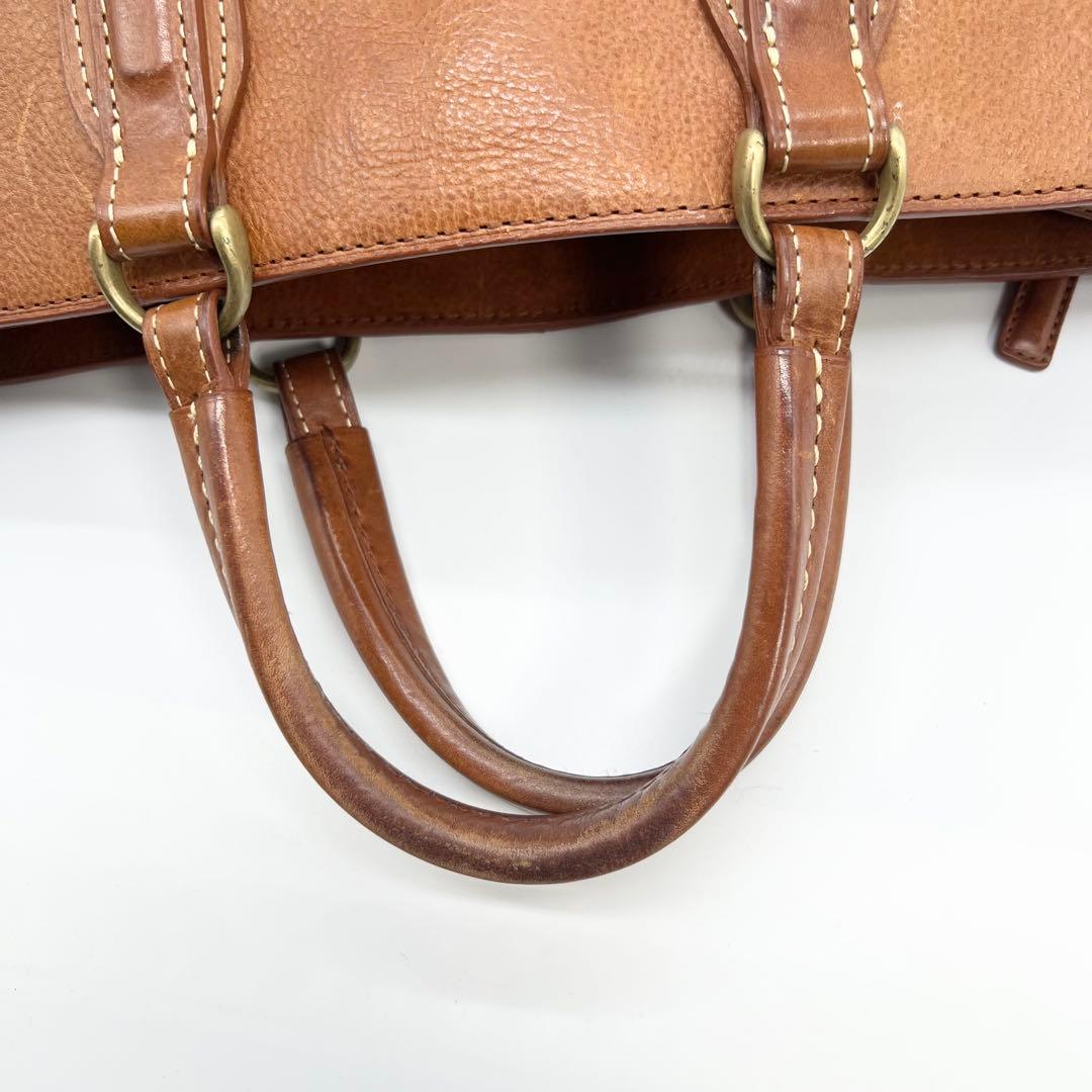 土屋鞄　ビジネスバッグ　ウルバーノ　シティトート　レザー　ブラウン　A4可