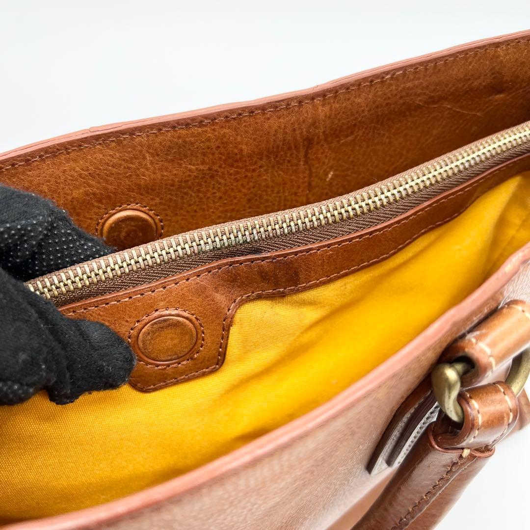 土屋鞄　ビジネスバッグ　ウルバーノ　シティトート　レザー　ブラウン　A4可