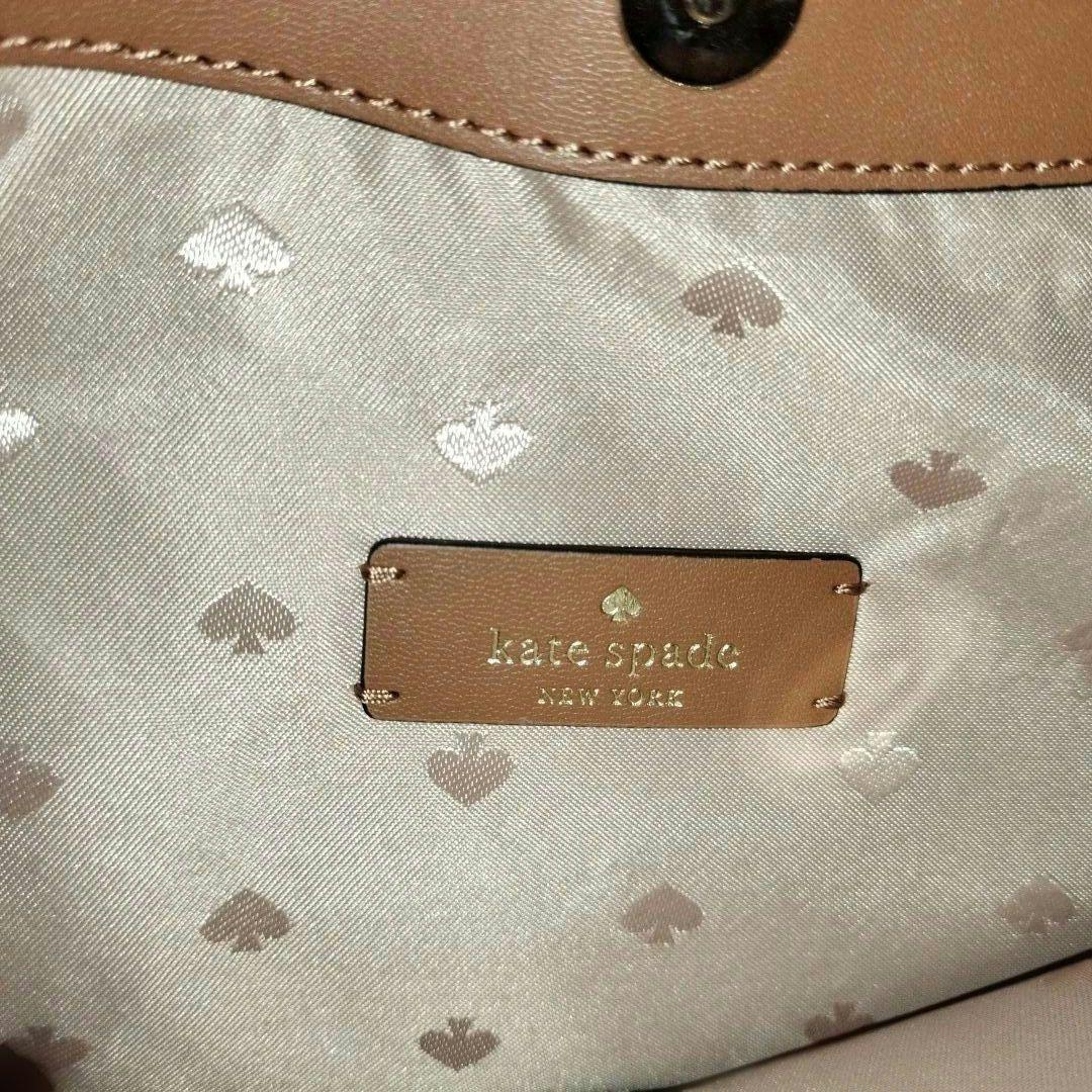 【極美品】ケイトスペード ダンプリング ラージ サッチェル ブラウン レザー