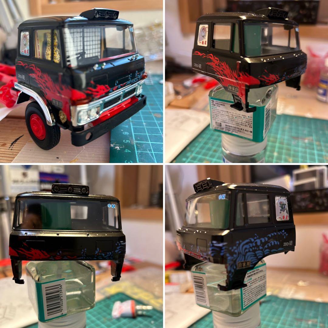 トラック野郎一番星北へ帰るデコトラプラモデル