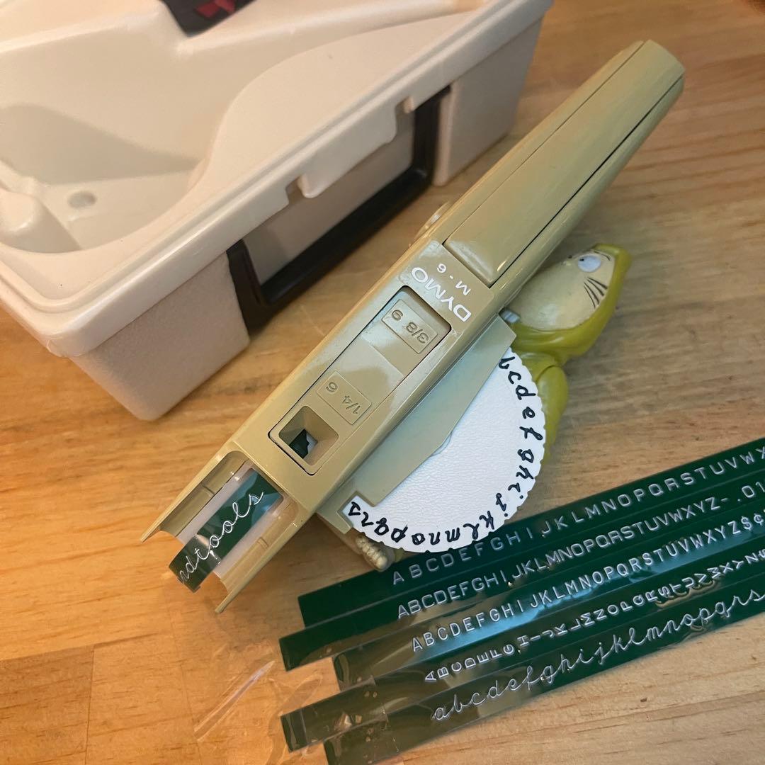 □製品保証□ 【繋がる筆記体・文字盤4個】ダイモ M-6 DYMO 171-